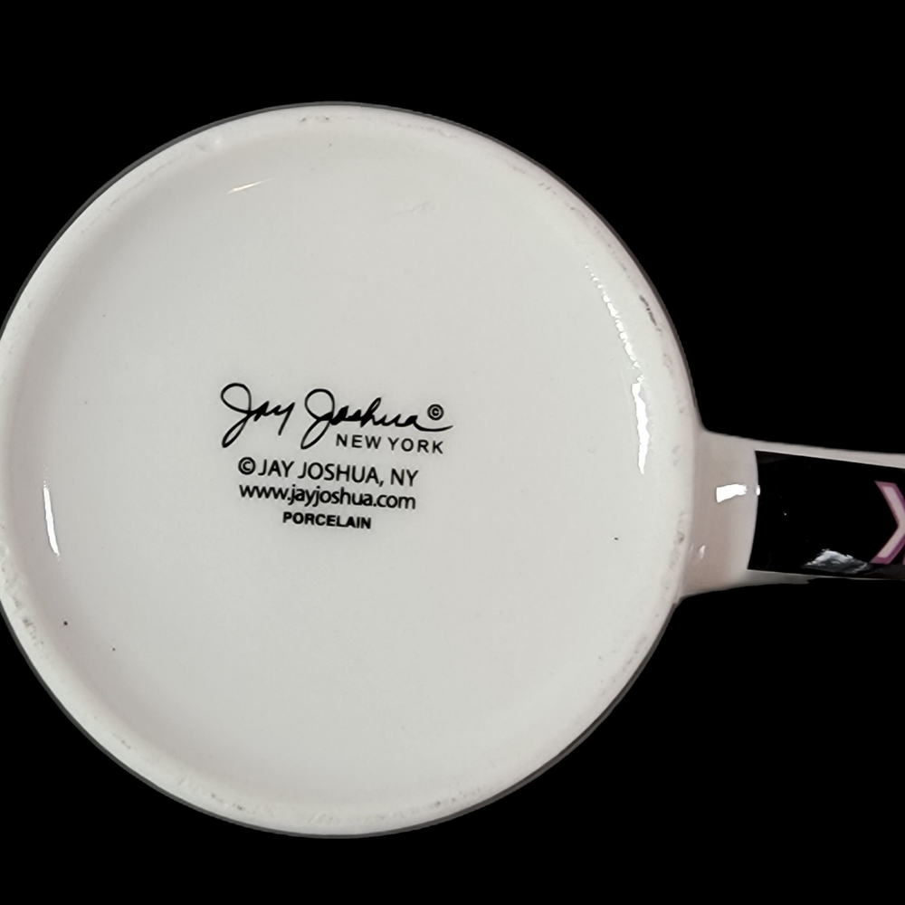 HELLO NEW YORK JAY JOSHUA PORCELAIN COFFEE CUP - Picture 4 of 7